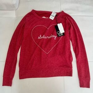 *NEW* Red Chaser Sweater with Open Back